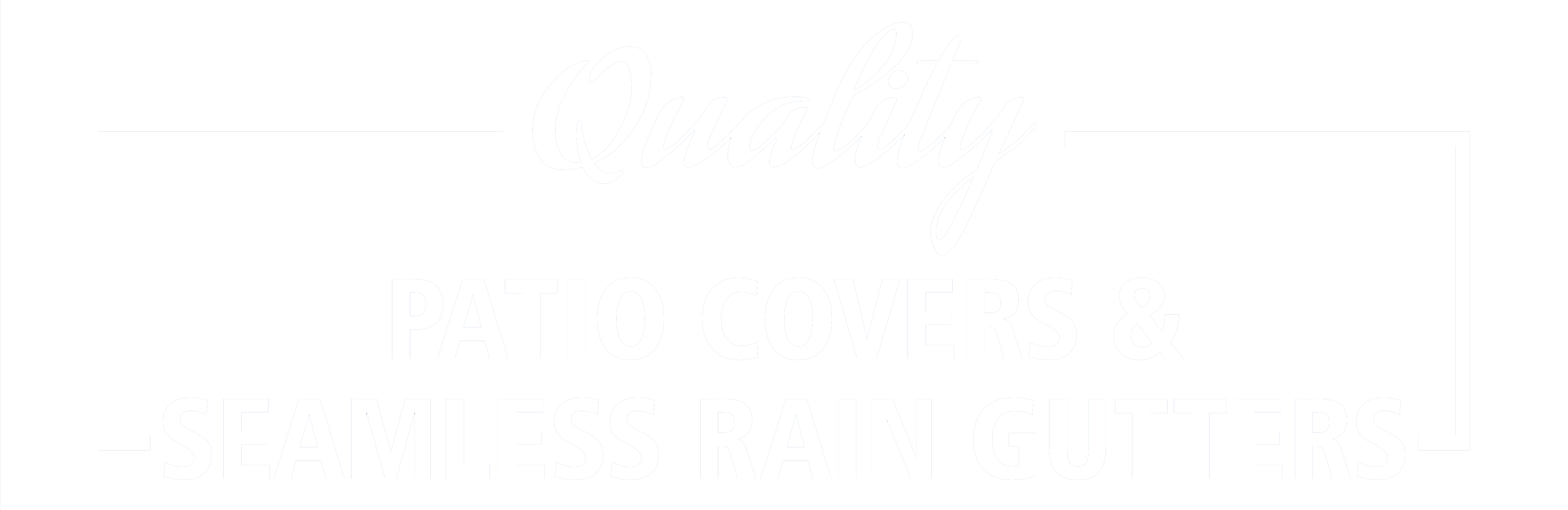 Patio Covers & Seamless Rain Gutters
